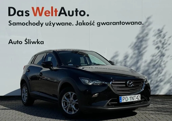 Mazda CX-3 cena 73900 przebieg: 60585, rok produkcji 2018 z Łuków małe 154
